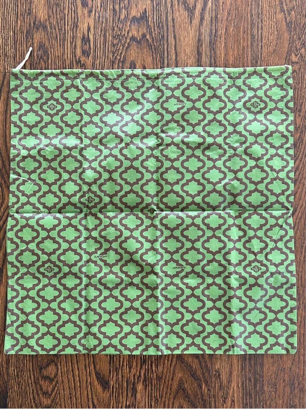 orYANY Green & Brown Logo Printed XL Dust Bag - Picture 2 of 4